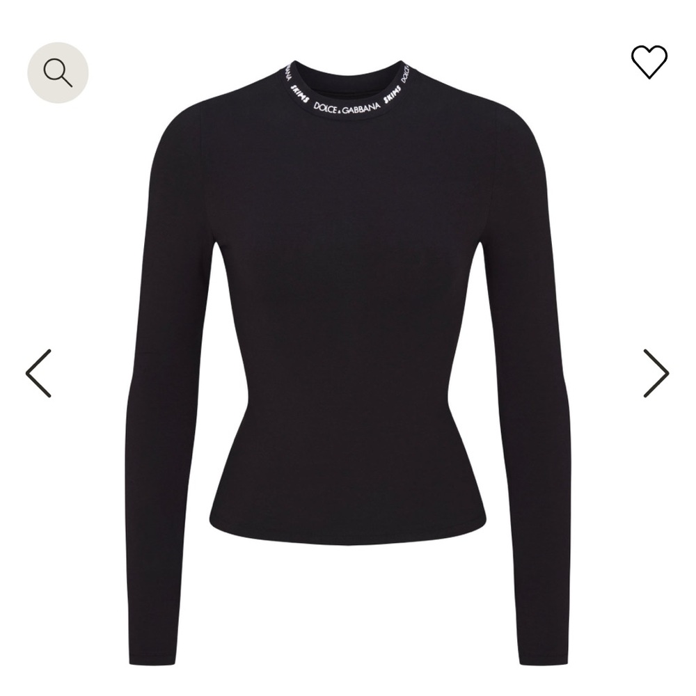 D&G X SKIMS LONG SLEEVE T-SHIRT